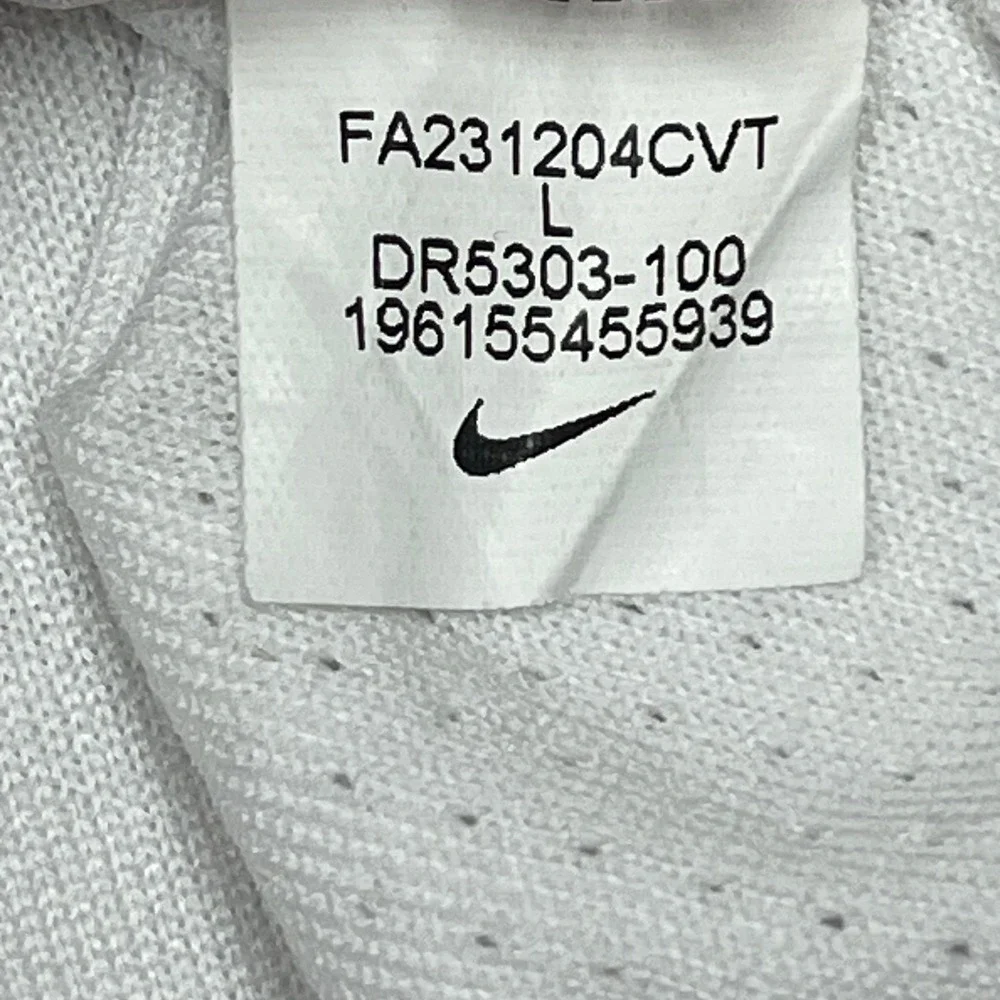 Nike Dri-FIT Tour Jacquard Golf Polo Mens L White TCU Horned Frogs  DR5303-100